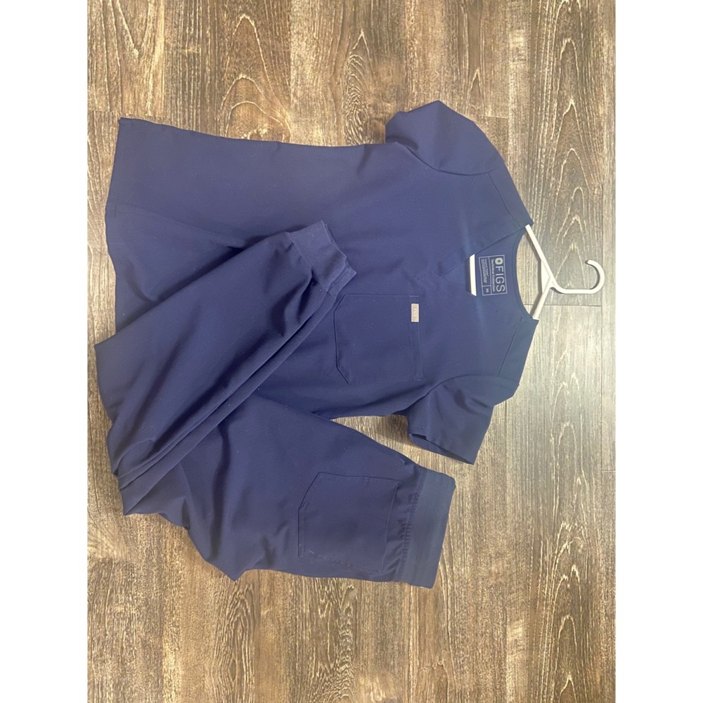 Navy Blue Figs Scrubs